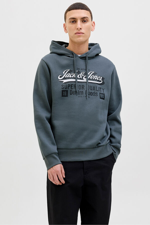 Jack & Jones Sweatshirt de regular fit cinzento
