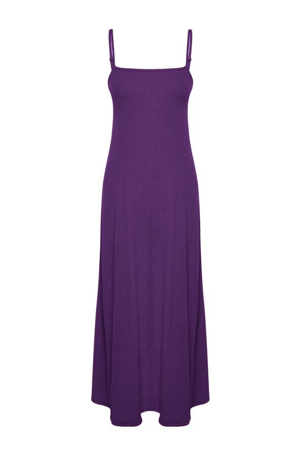 Trendyol Vestido maxi com costas abertas rosa