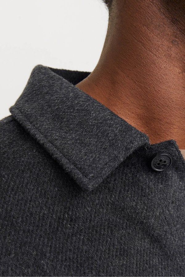 Jack & Jones Sobrecamisa de sarja preto