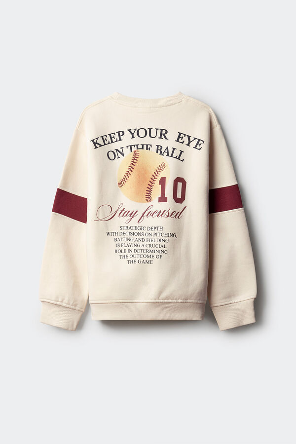Springfield Kids Sweatshirt de caixa de beisebol  branco