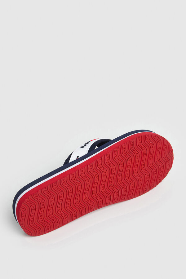 Pepe Jeans Chanclas De Playa Color Block blanco