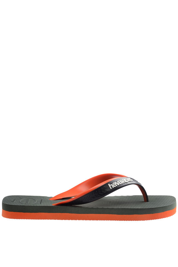 Havaianas Chinelos de plataforma em borracha verde