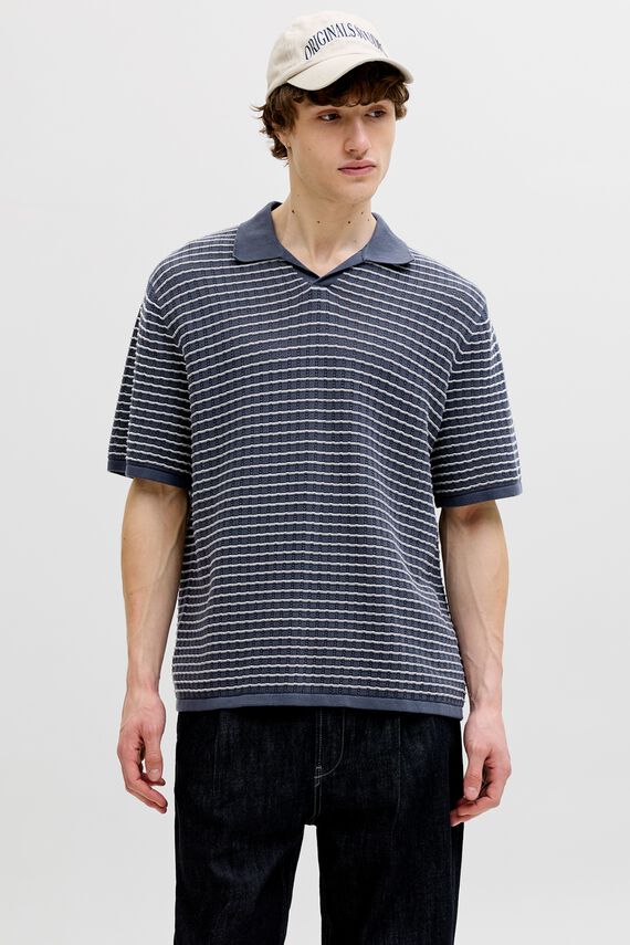 Polo punto relaxed fit algodón