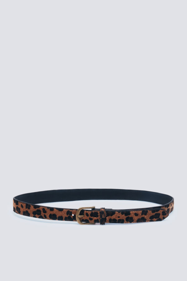 Springfield Cinturón estampado animal estampado