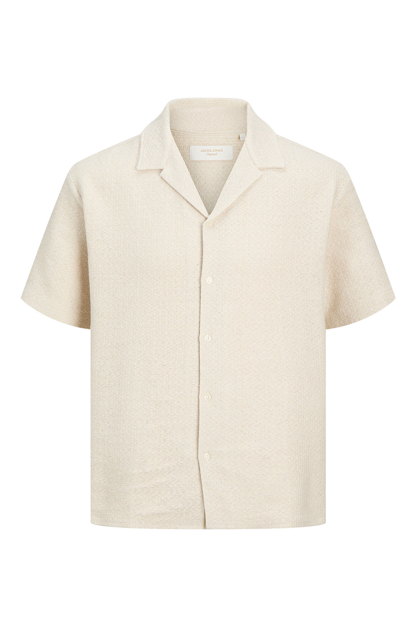 Jack & Jones PLUS Camisa manga corta tejido plano