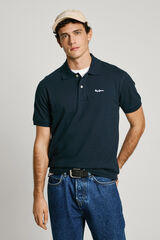 Pepe Jeans Polo Essential Logo Contraste azul