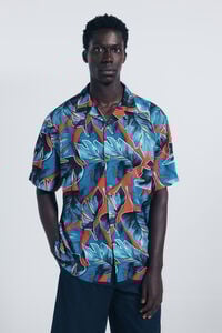 Springfield Camisa manga corta viscosa estampado