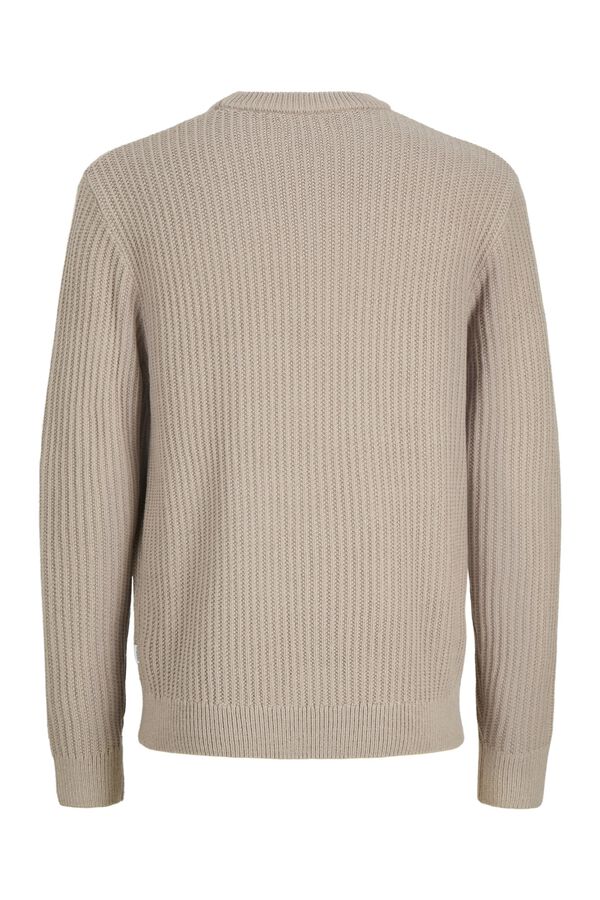 Jack & Jones Camisola relaxed gola redonda cinzento