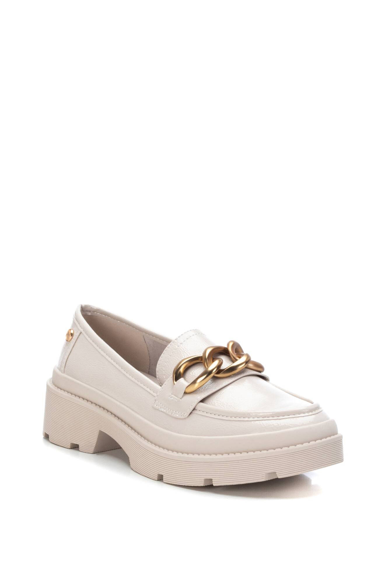 XTI Sapato de mulher verniz bege 