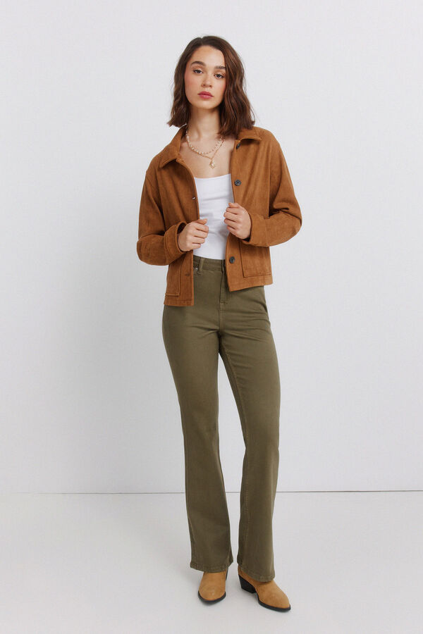 Springfield Jeans Bootcut bege