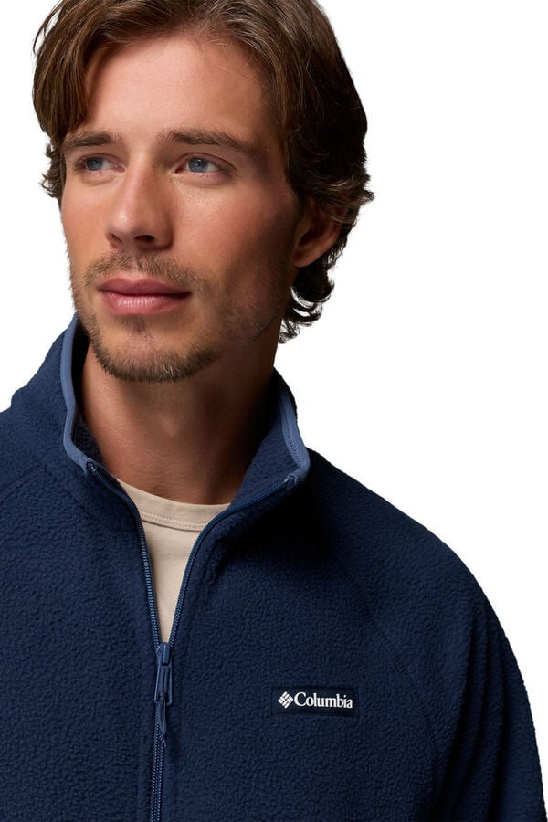 Columbia Forro polar texturizado azul