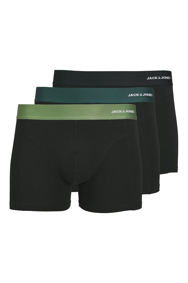 Jack & Jones PLUS Pack x3 b&oacute;xers Plus verde