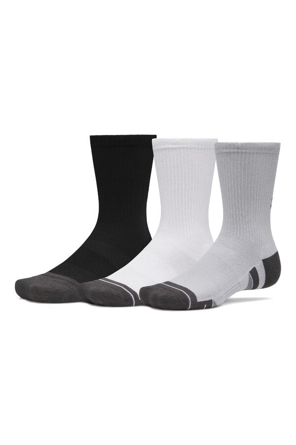 Under Armour Pack de 3 meias soquete branco