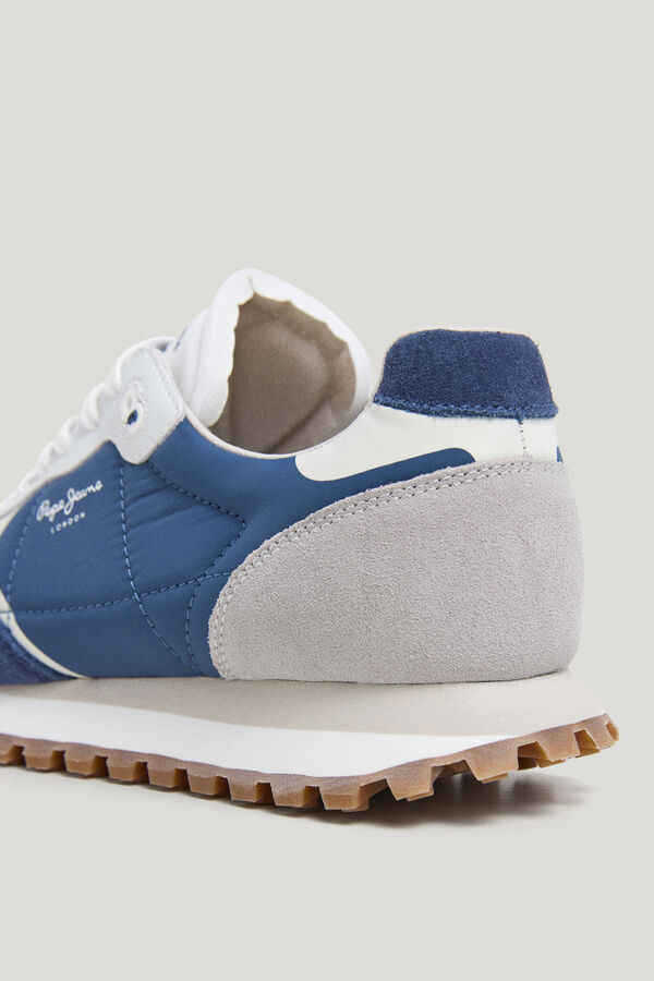 Pepe Jeans Zapatillas Running Con Detalles En Ante azul