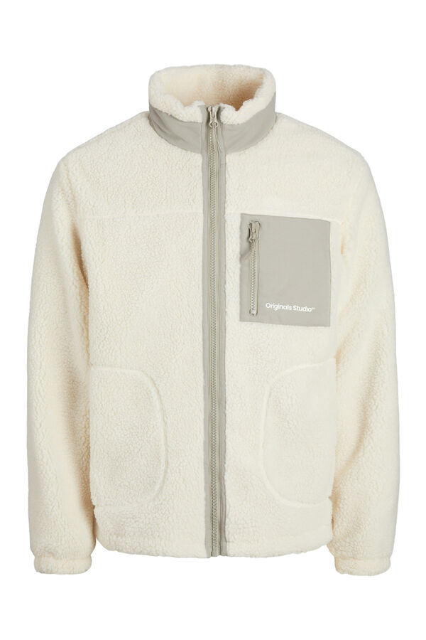 Jack & Jones Casaco teddy branco