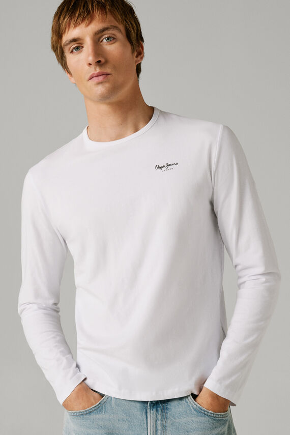 Camiseta manga larga slim