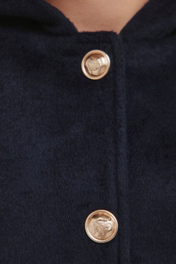 Springfield casaco de marinheiro com capuz azul