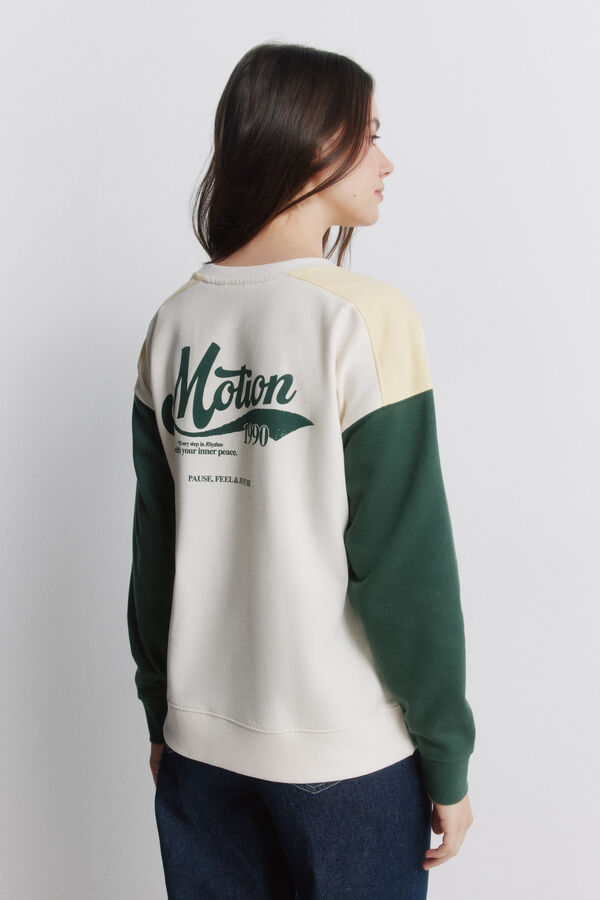 Springfield Sweatshirt tricolor bege