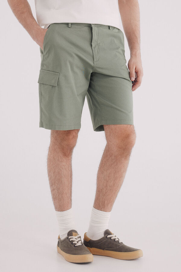 Springfield Bermuda cargo comfort fit verde