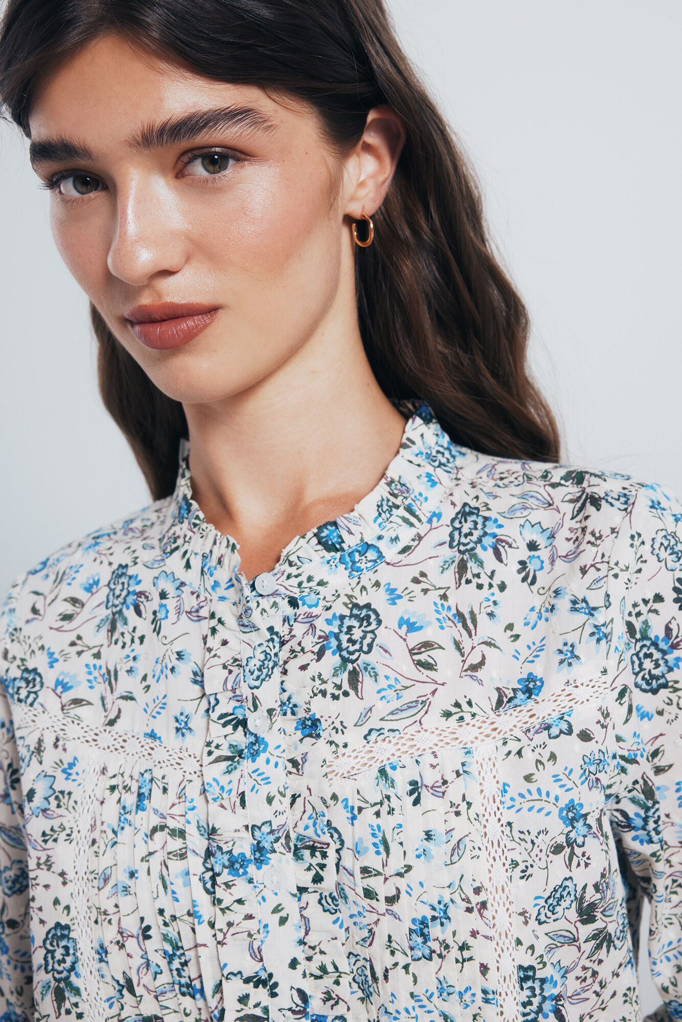 Springfield Blusa plumetti la&ccedil;o