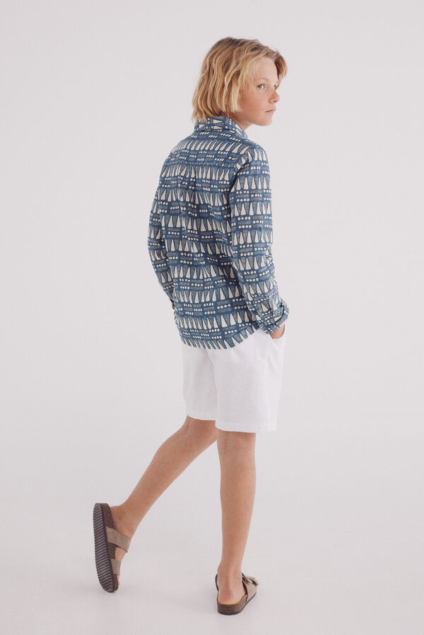Springfield Kids linho de linho menino branco