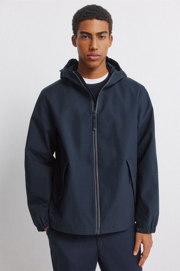 Springfield Parka t&eacute;cnica azul