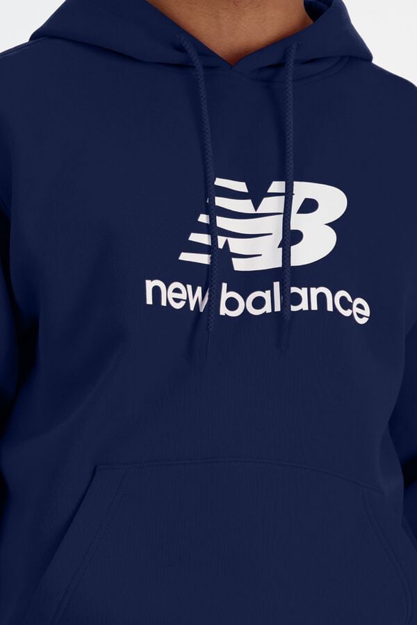 New Balance Sweatshirt com capuz logo azul
