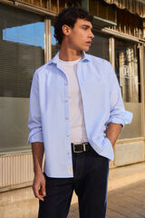 Springfield Camisa Oxford leve azul