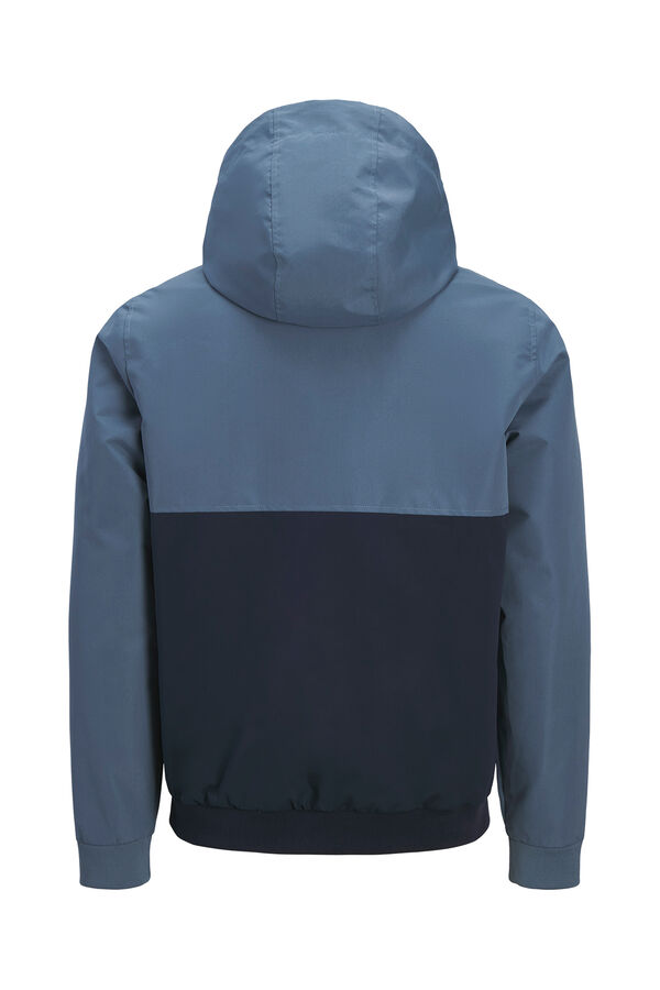 Jack & Jones Jaqueta bomber com capuz cinzento