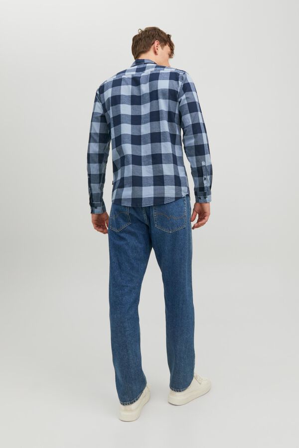 Jack & Jones Camisa cuadros azul