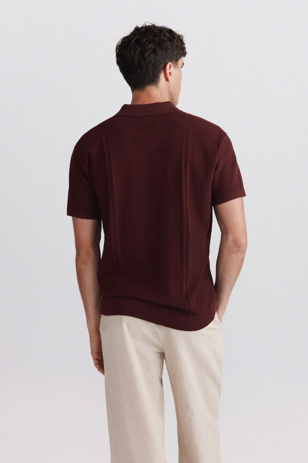 Springfield Polo b&aacute;sico com estrutura vermelho
