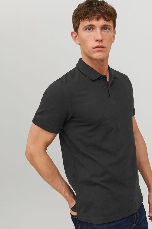 Jack & Jones Polo piqu&eacute; slim preto