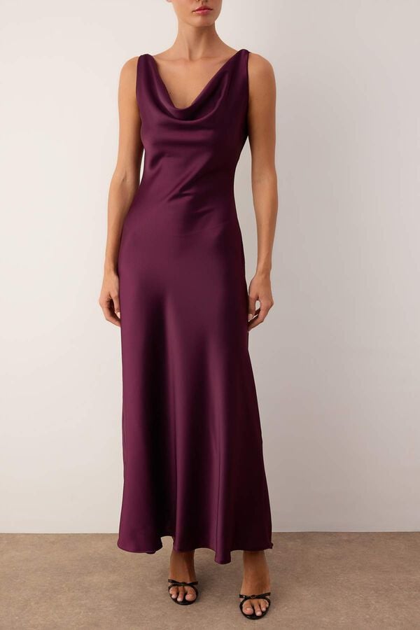 Trendyol Vestido comprido sem mangas rosa