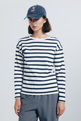 Springfield Camiseta riscas de marinheiro estampado