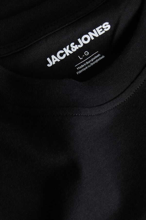 Jack & Jones PLUS T-shirt de manga curta com logo preto