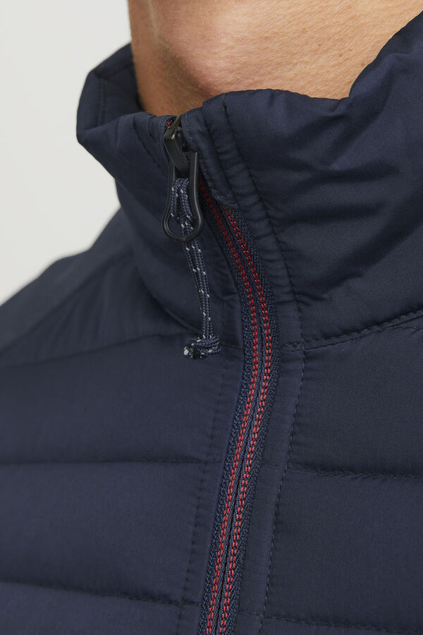 Jack & Jones Casaco acolchoado de gola alta azul