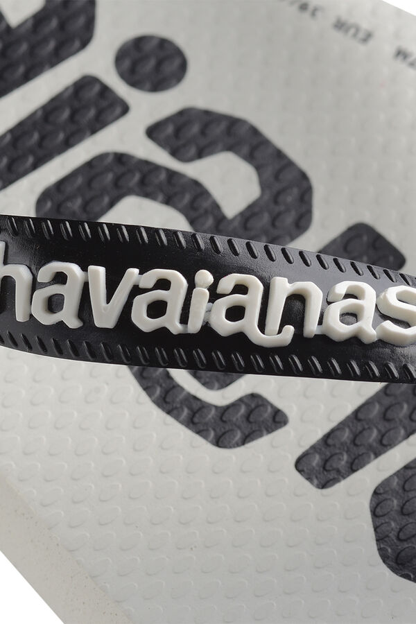 Havaianas Chinelos de plataforma em borracha branco