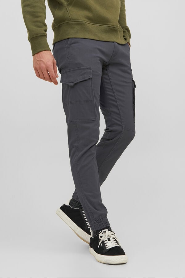 Jack & Jones Pantalón cargo slim fit preto