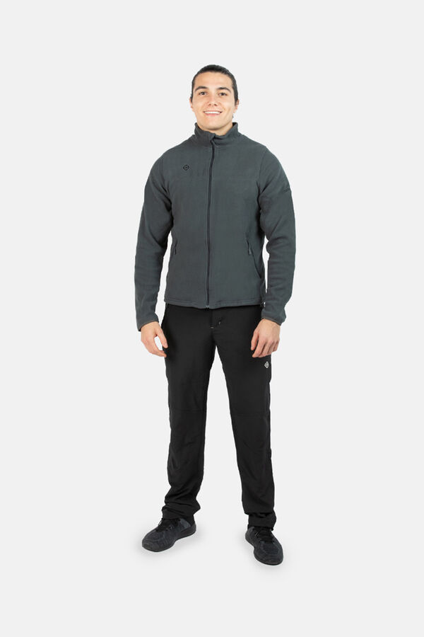 Izas Chaqueta de forro polar ligera gris