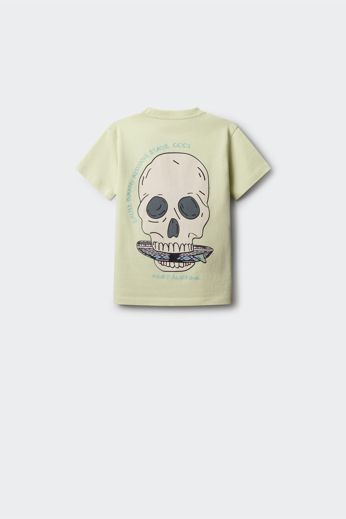 Springfield Kids T-shirt de manga curta com caveira infantil