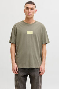 Jack & Jones T-shirt manga curta em algod&atilde;o