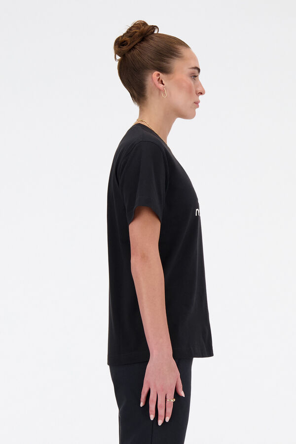 New Balance Camiseta New Balance Jersey Stacked Logo preto