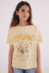 Springfield Kids T-shirt flores menina estampado