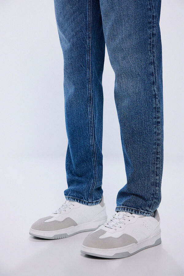 Springfield Regular fit jeans steel blue