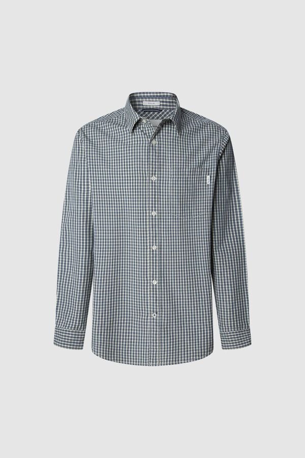 Pepe Jeans Regular Fit Plaid Shirt blue