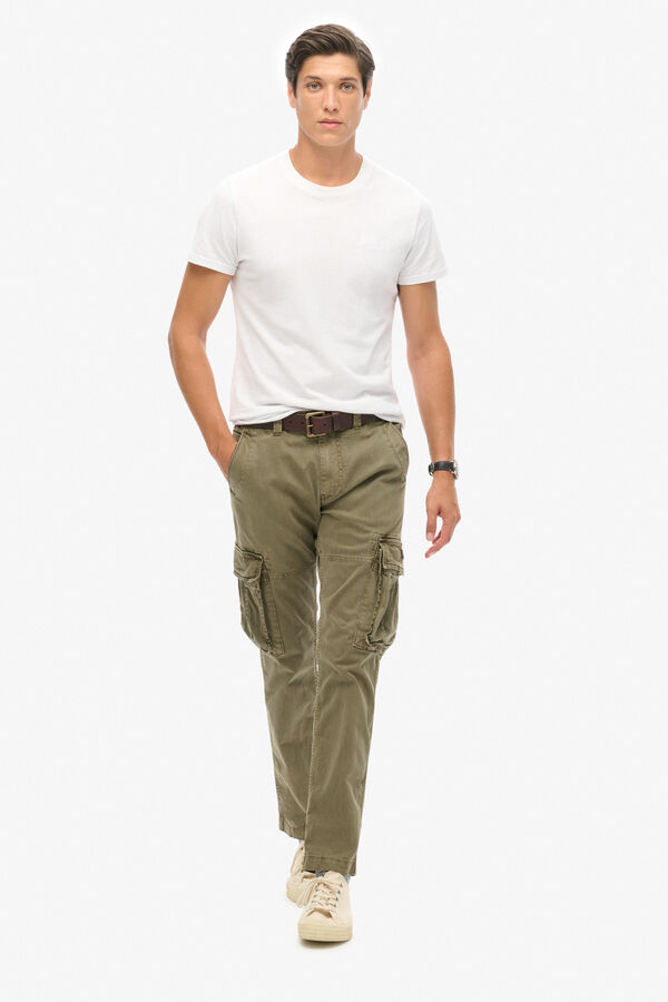 Superdry Calças cargo básica estampado