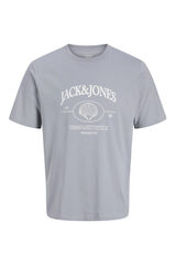 Jack & Jones PLUS T-shirt manga curta em algod&atilde;o azul