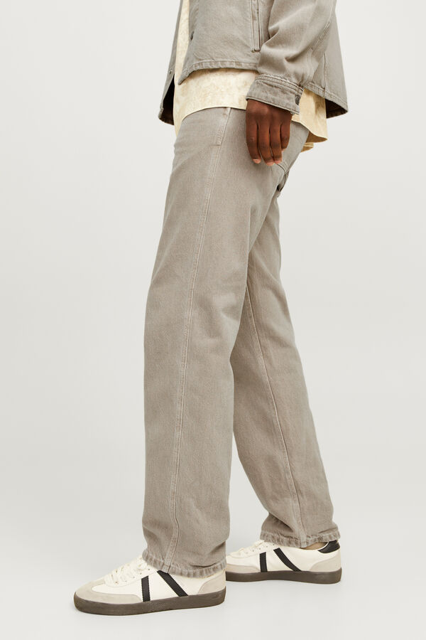 Jack & Jones Calça jeans larga cru