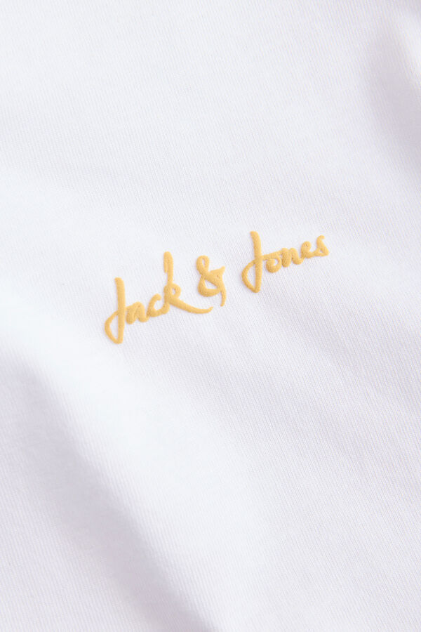 Jack & Jones T-shirt com logo branco