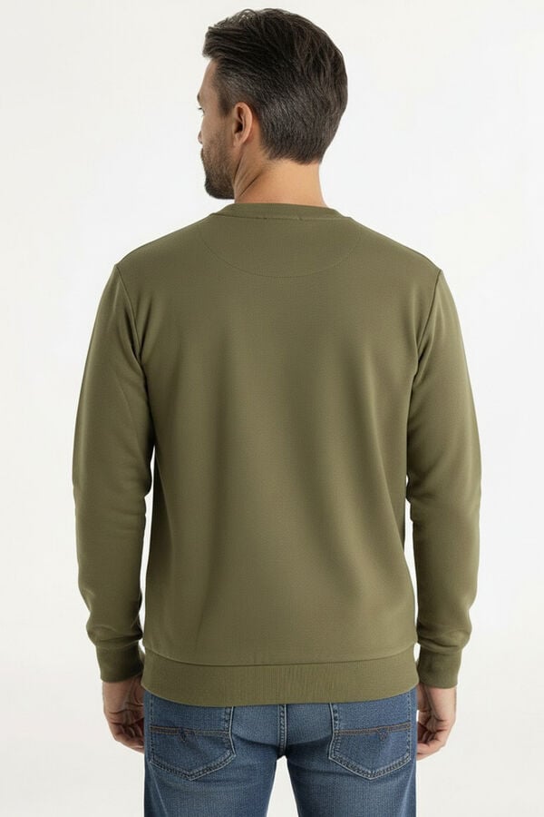 Lois Sweatshirt gola caixa verde